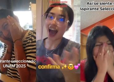 Entre nervios y esperanza; aspirantes a la UNAM se vuelven tendencia en TikTok tras compartir sus reacciones