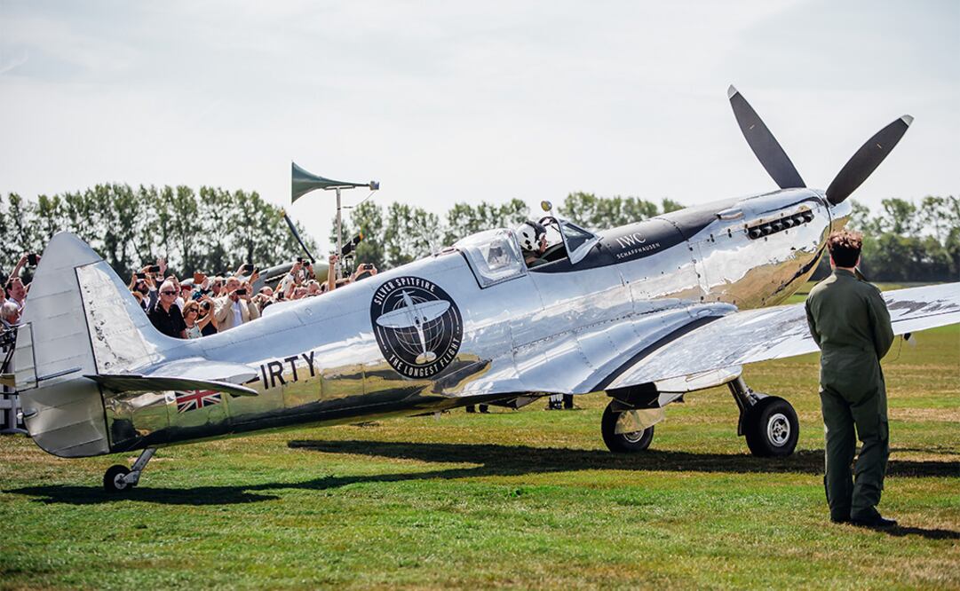 Silver Spitfire, una aeronave hecha en 1943 renovada en su totalidad