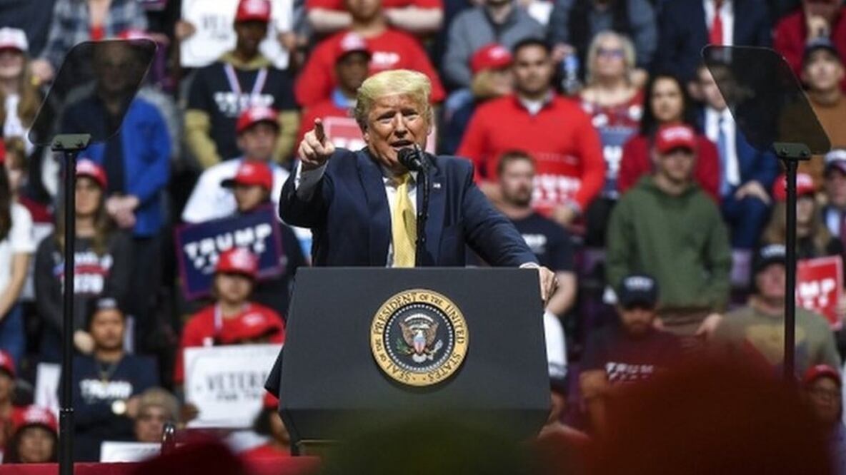 El nombre de Trump también estaba en las boletas del supermartes (Foto: Getty Images)