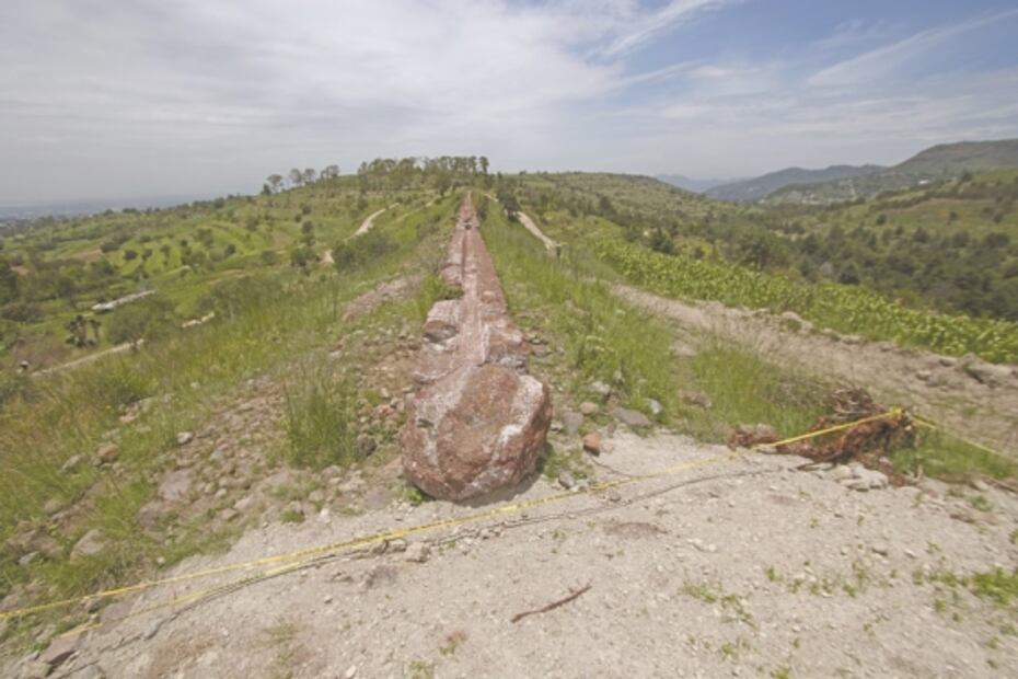 Acueducto de Nezahualcóyotl, devastado y en el abandono