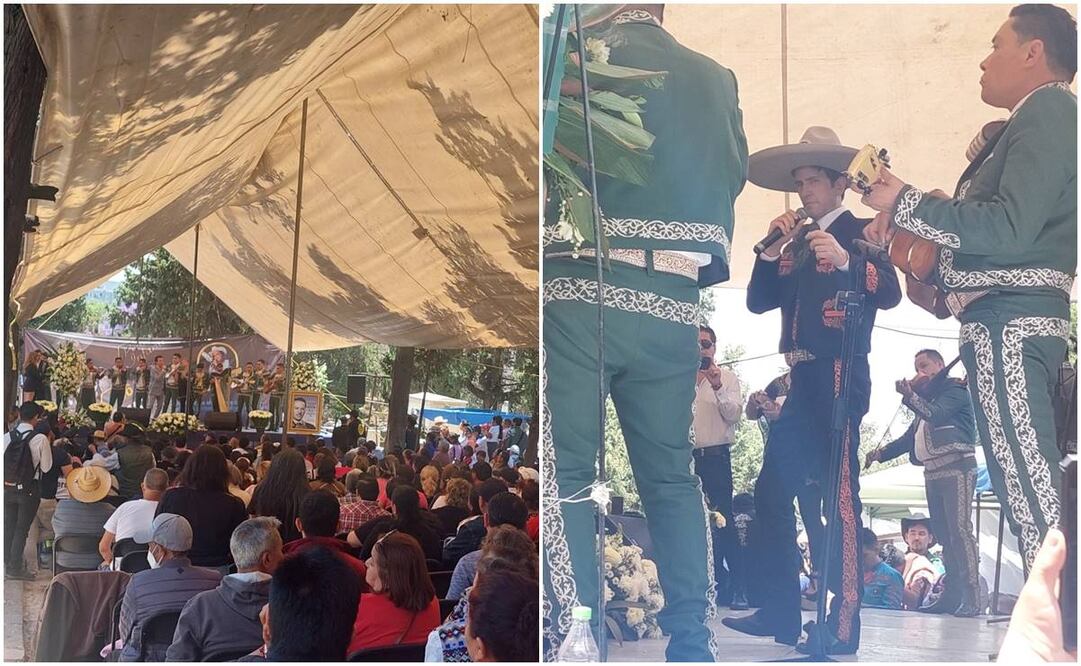 En el Panteón Jardín le rinden homenaje a Pedro Infante a 66 años de su muerte. Foto: Sughey Baños.