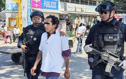 Aseguran drogas y objetos robados durante operativo en la Central de Abasto en Oaxaca