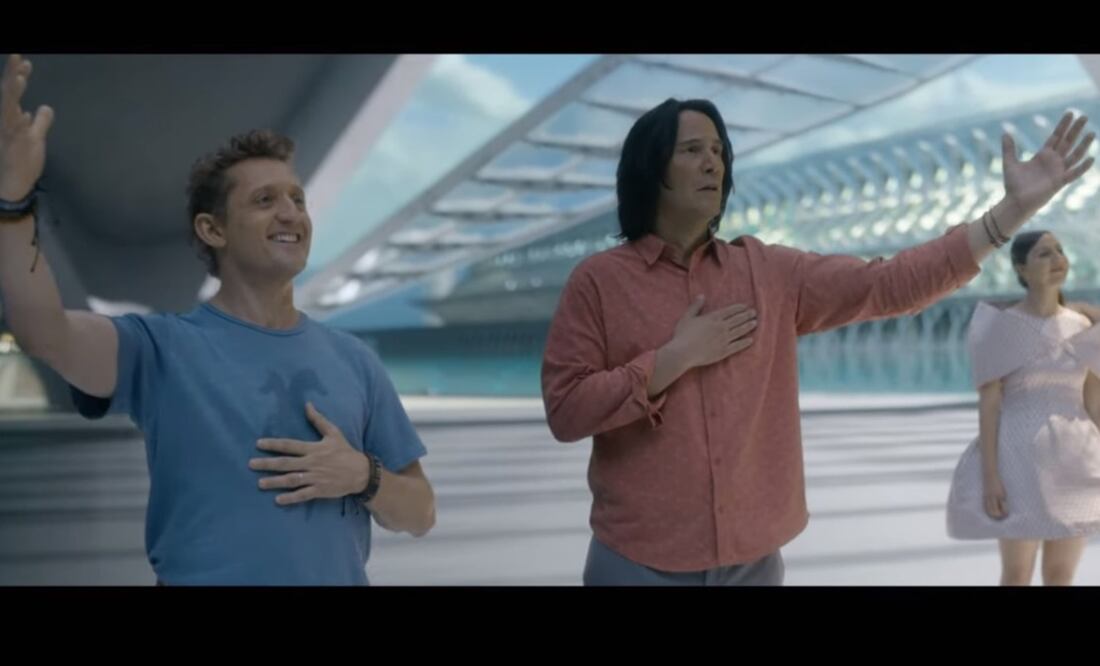 Keanu Reeves y Alex Winter. Foto: Captura