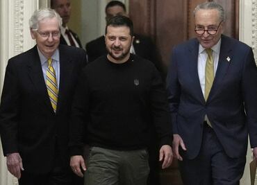 Republicanos mantienen bloqueo de fondos para Ucrania pese a su reunión con Zelensky