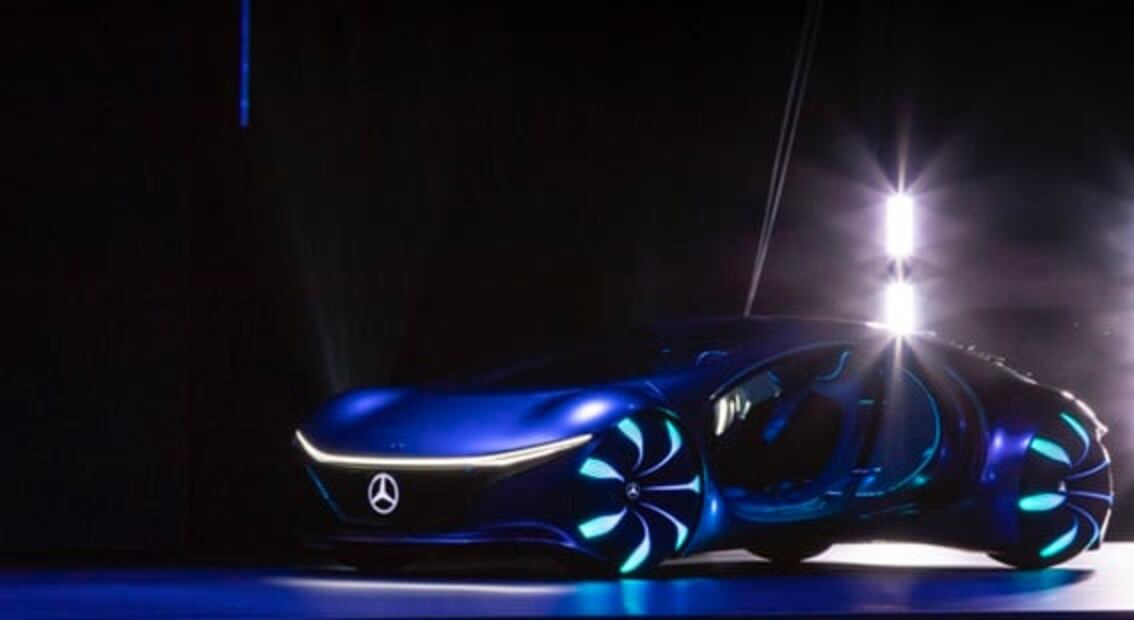 Mercedes-Benz presenta un auto inspirado en Avatar