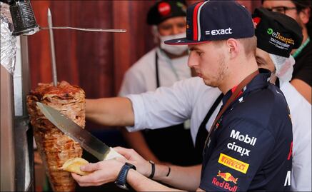 Verstappen, pasa de piloto de Red Bull a taquero por un día