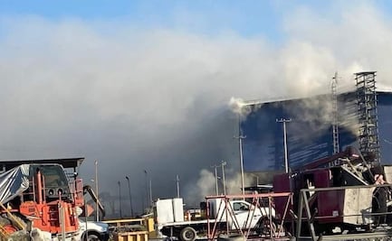 Tras incendio, trabajadores de empresa de aceros en Hidalgo acusan que no los dejaron salir; no reportan heridos