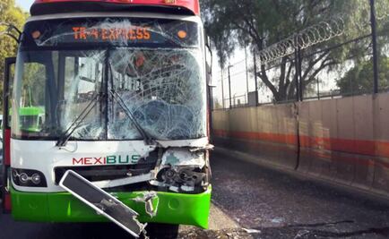 Dos choques de Mexibús dejan 18 heridos en Ecatepec