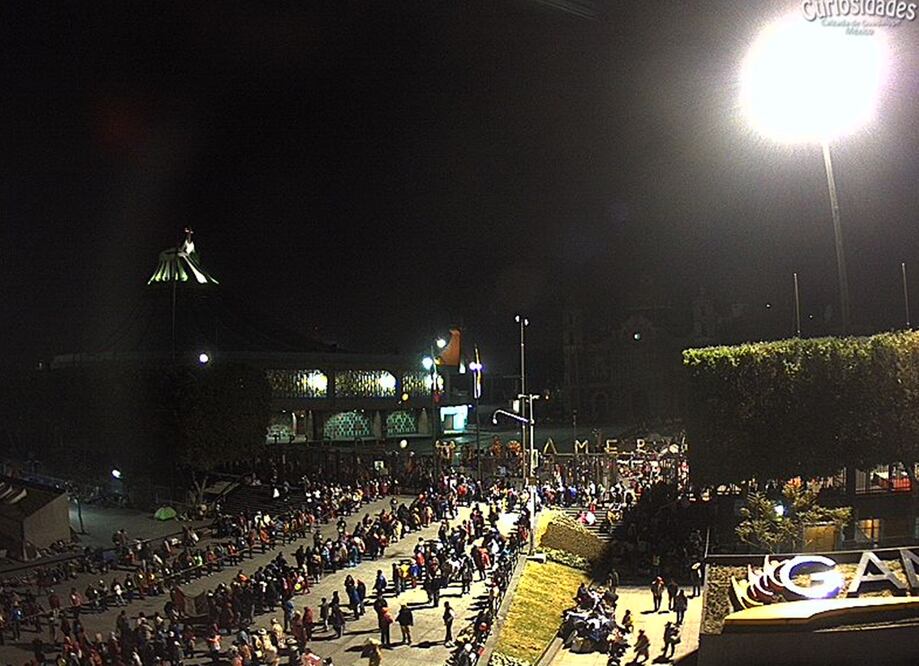 Los participantes en la 78 Peregrinación anual de Toluca al Tepeyac dejaron la demarcación la noche del martes para dirigirse hacia la capital del país (FOTO: WEBCAMS DE MÉXICO)