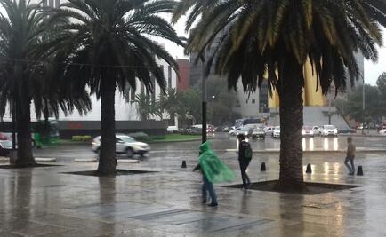 Llueve en cuatro delegaciones de la CDMX