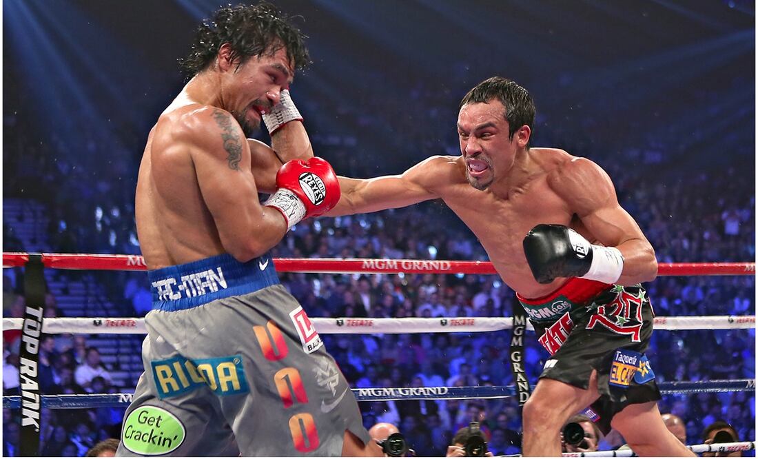 Juan Manuel Márquez contra Manny Pacquiao Foto: Imago7