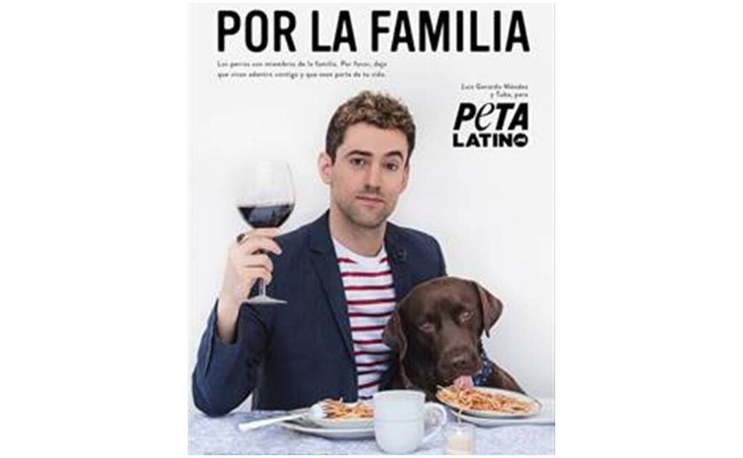 El actor aparece con su perro en nuevo anuncio para PETA Latino