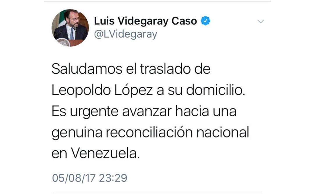 Foto: Tomada de Twitter @LVidegaray