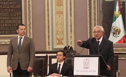 Congreso de Puebla elige a Guillermo Pacheco Pulido como gobernador interino