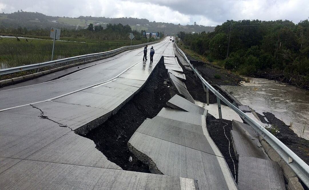 Tras el sismo, la agencia Reuters distribuyó esta imagen