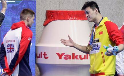 Nadador chino se burla de sus rivales derrotados