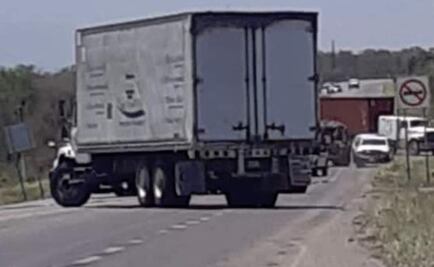 Intento de detención desata bloqueos y caos vial en carretera de Tamaulipas 