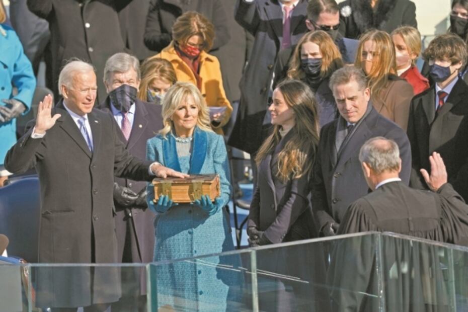 Así fue la investidura de Biden: sin multitudes pero con drástica seguridad