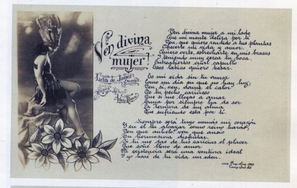 Cuando el amor se cantaba en una postal