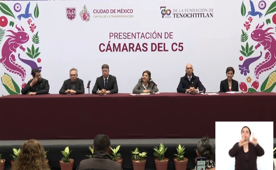 CDMX instalará 40 mil cámaras conectadas al C5 este año; buscan reforzar seguridad y prevención. Foto: Captura de pantalla