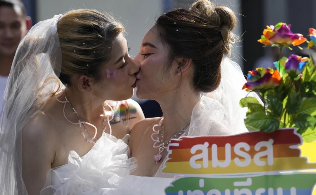 Tailandia es el primer país del Sudeste Asiático en aprobar el matrimonio igualitario. Foto: AP