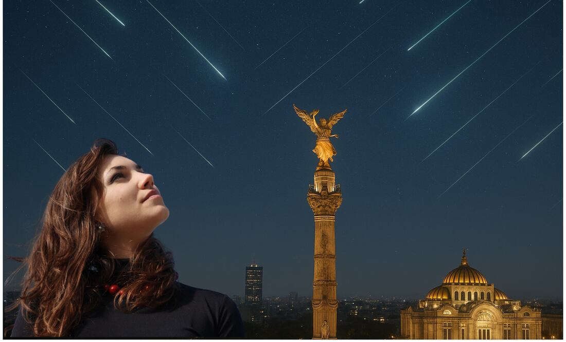 Lluvia de estrellas Épsilon Perseidas: guía completa para ver el evento astronómico en México; esto es lo que debes saber. Foto: Generada con IA