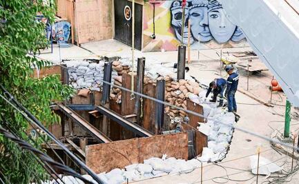 Reportan avance de 40% de la reparación de hoyo en Iztapalapa