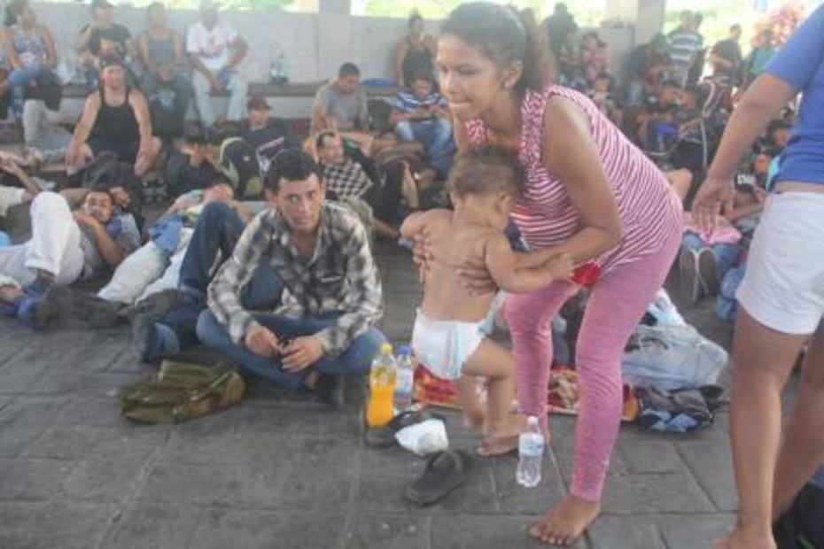 "Harta de vivir en la pobreza e inseguridad", dice migrante hondureña