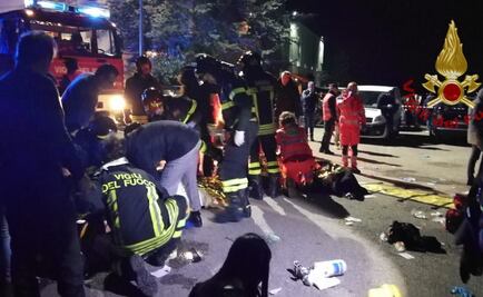 Estampida en concierto de rap en Italia deja 6 muertos