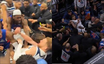 VIDEO: Detroit Pistons y Minnesota Timberwolves protagonizan brutal pelea en la NBA; hubo siete expulsados