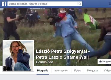 "El muro de la vergüenza" de Petra Laszlo