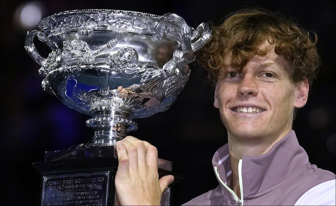 Jannik Sinner ganó el Abierto de Australia - Foto: AP