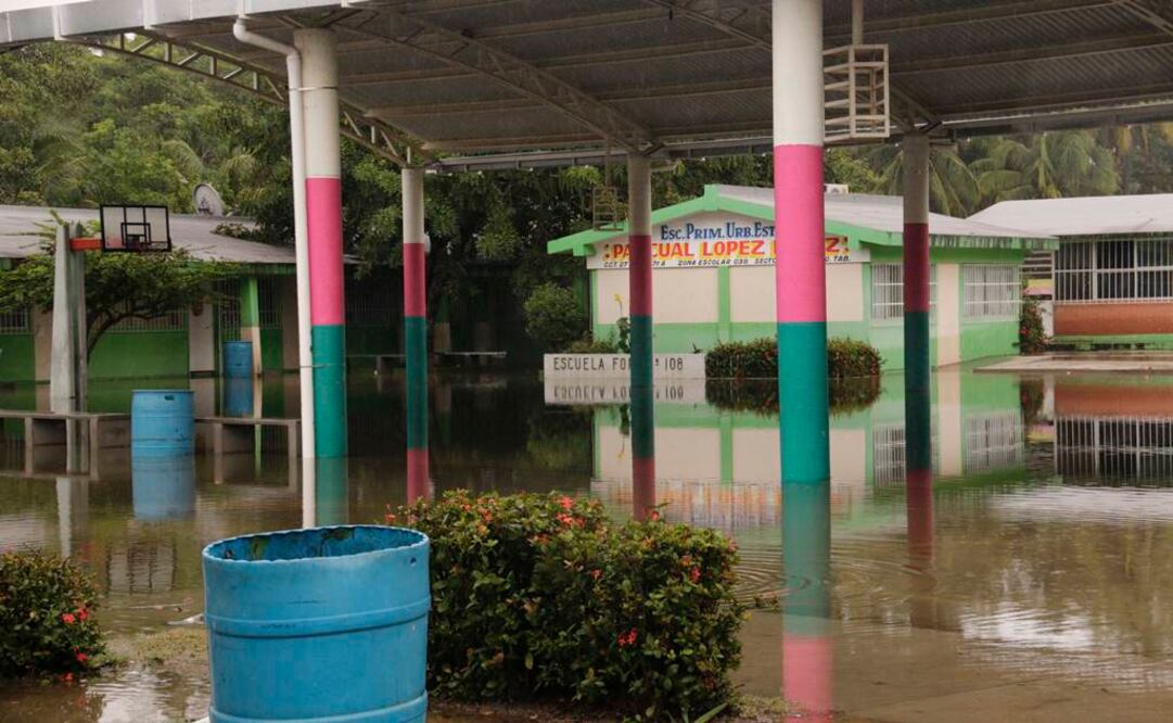 El 40 % de las aulas públicas en estos municipios resultaron afectados (Foto: Luma López / El Universal)
