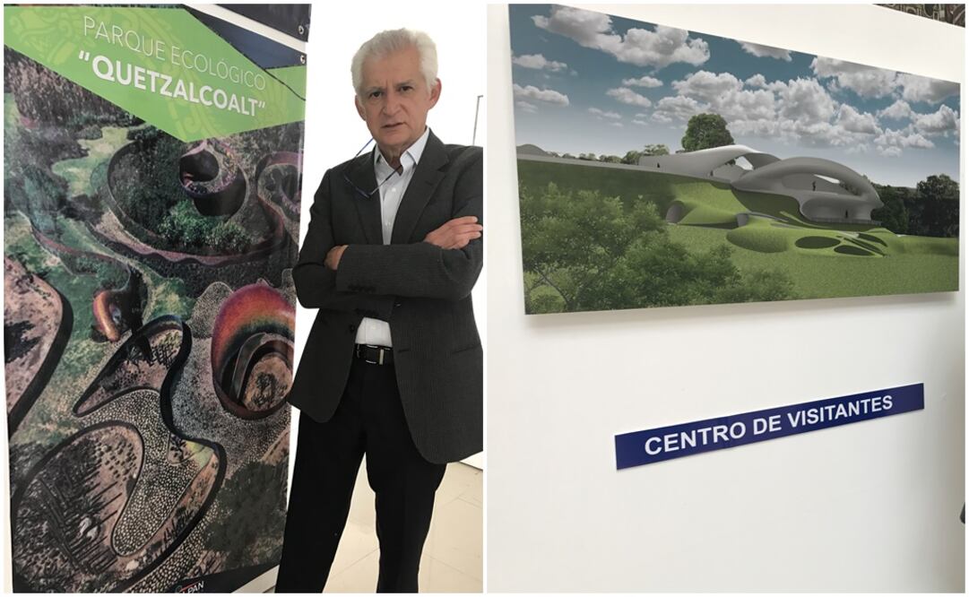 Javier Senosiain, autor de la arquitectura orgánica, acudió a la audiencia pública para responder a preguntas de ciudadanos sobre su proyecto. Fotos: Rebeca Jiménez