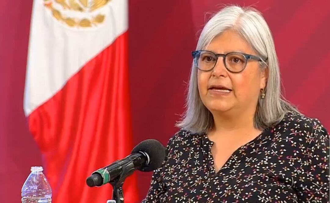 FOTO: captura de pantalla de la conferencia vespertina diaria desde Palacio Nacional