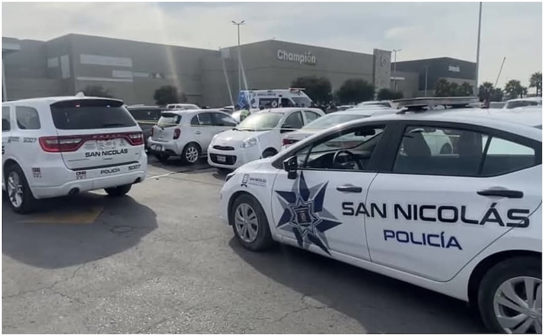 Un hombre fue asesinado a tiros en el estacionamiento de una plaza comercial en Nuevo León (13/12/2024). Foto: Especial
