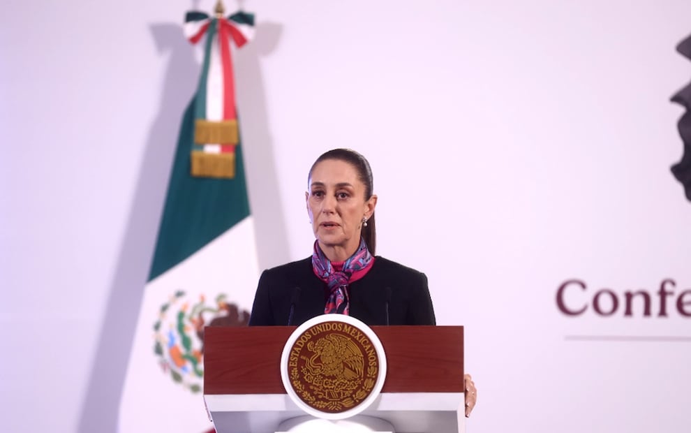Al condenar “cualquier forma de violencia”, la presidenta Sheinbaum Pardo expresó que Palestina debe ser reconocida ante la guerra en Gaza; señala que la ONU debería ser “mucho más proactivo” en la búsqueda y construcción de la paz en el mundo. Foto: Gabriel Pano/EL UNIVERSAL