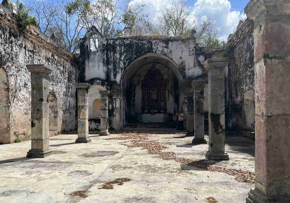 Urgen al INAH del rescate del Templo de San Mateo en Mopila, Yucatán. Foto: Especial