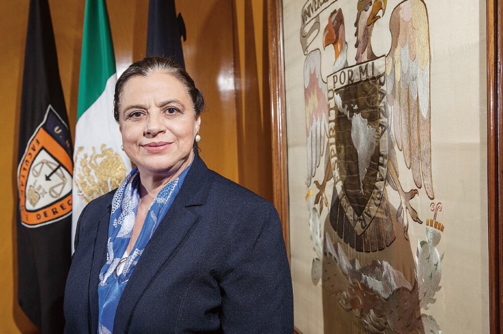 La directora de la Facultad de Derecho señala que aspira a encabezar el proyecto cultural más importante de nuestra nación, donde convergen libertad, justicia y equidad (GEREMÁN ESPINOSA. EL UNIVERSAL)