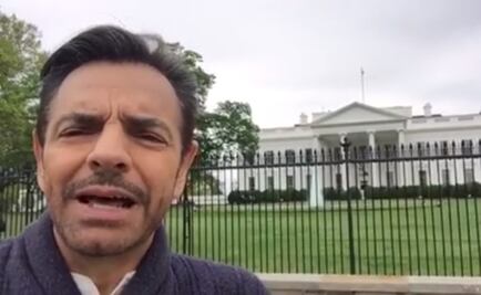 Eugenio Derbez manda mensaje a Trump desde la Casa Blanca