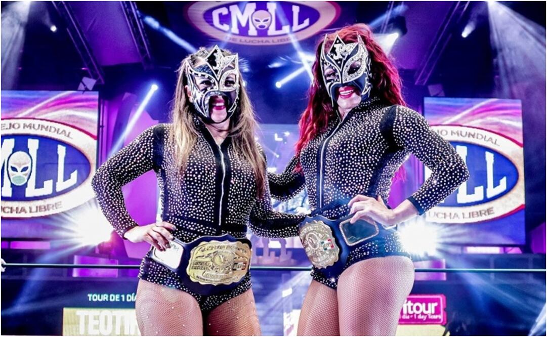 Lluvia y Jarochita 'rompen' alianza para luchar por el Campeonato Universal del CMLL / FOTO: Twitter