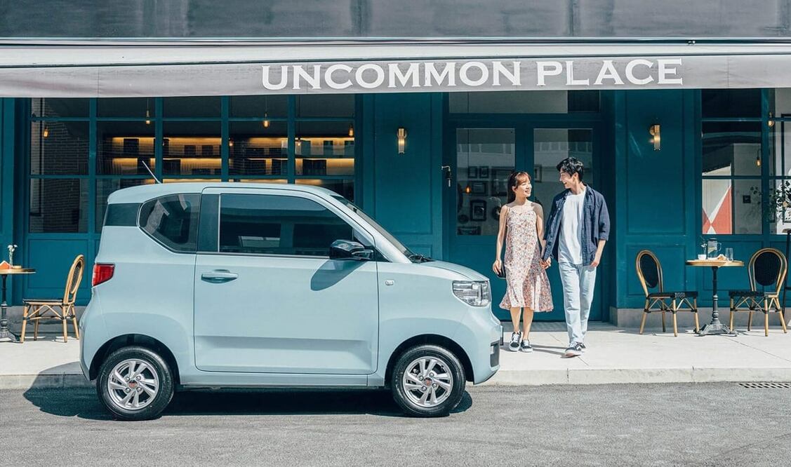 El Hong Guang Mini EV se caracteriza por su tamaño compacto / Foto: SAIC-GM-Wuling