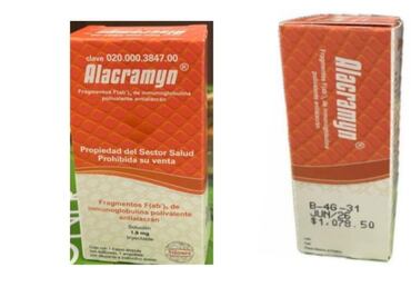 Por robo, Cofepris alerta consumo de Alacramyn; incluye Apsum, Arcalion, Conversam, Diamicron Mr, Elatec, entre otros