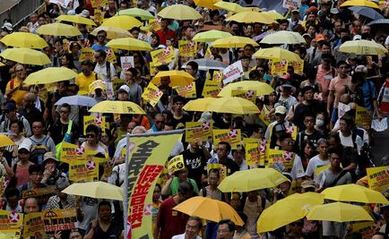 Miles en Hong Kong exigen democracia