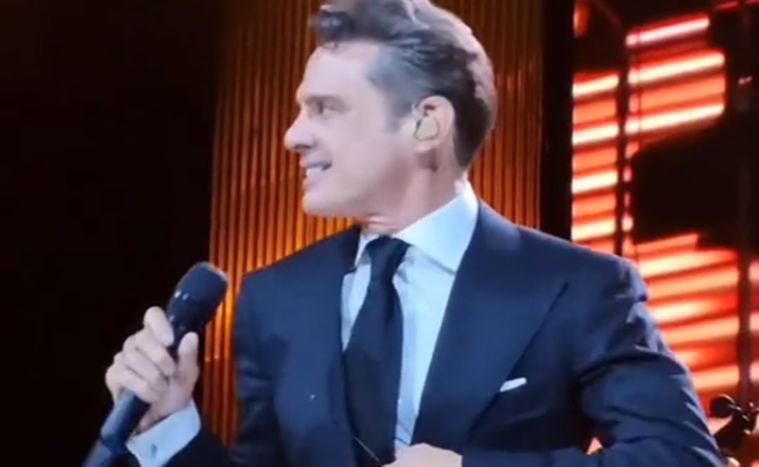 En su espectacular regreso, Luis Miguel por supuestamente no cantar en vivo. Foto: TikTok