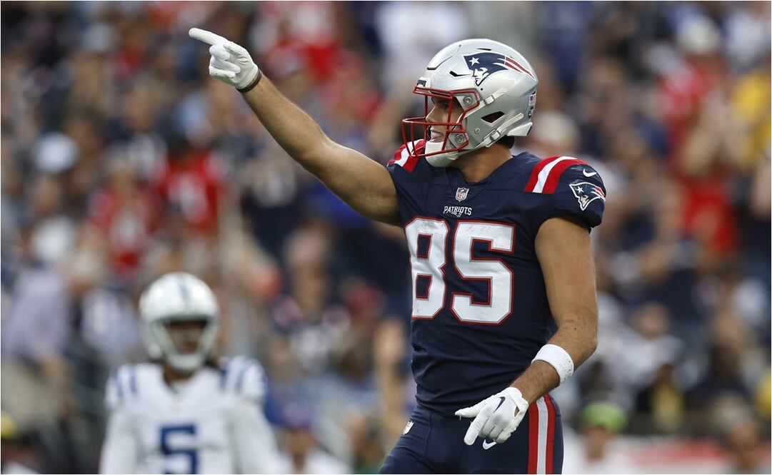 Hunter Henry en el triunfo de Nueva Inglaterra / Foto: AP