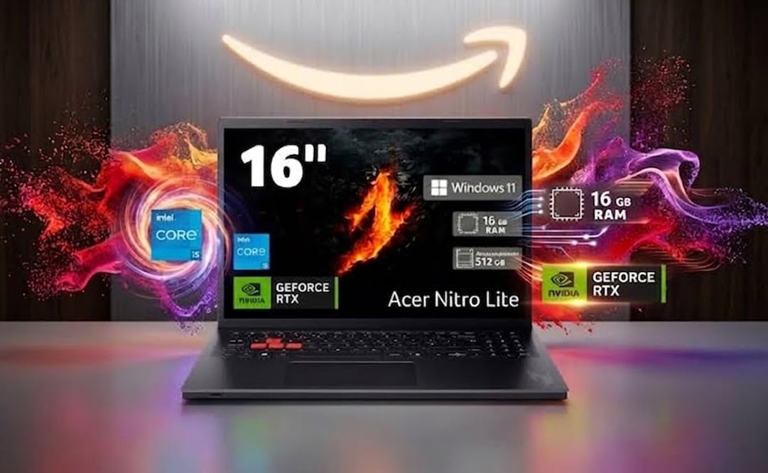 La Acer Nitro Lite 16 puede ser una alternativa que vale la pena considerar. Foto: IA