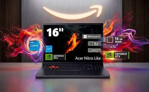 ¿Por qué vale la pena comprar la laptop Acer Nitro Lite?; Amazon México la pone en descuento