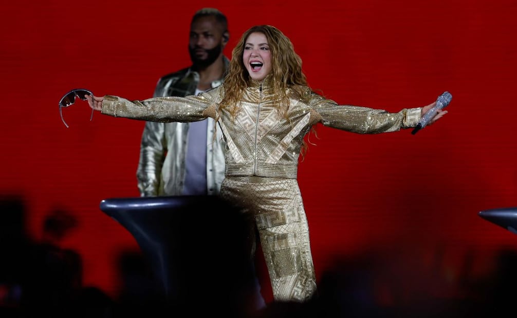 Concierto de Shakira en el Zócalo Capitalino de la CDMX (01/03/2026). Foto: Diego Simón / EL UNIVERSAL