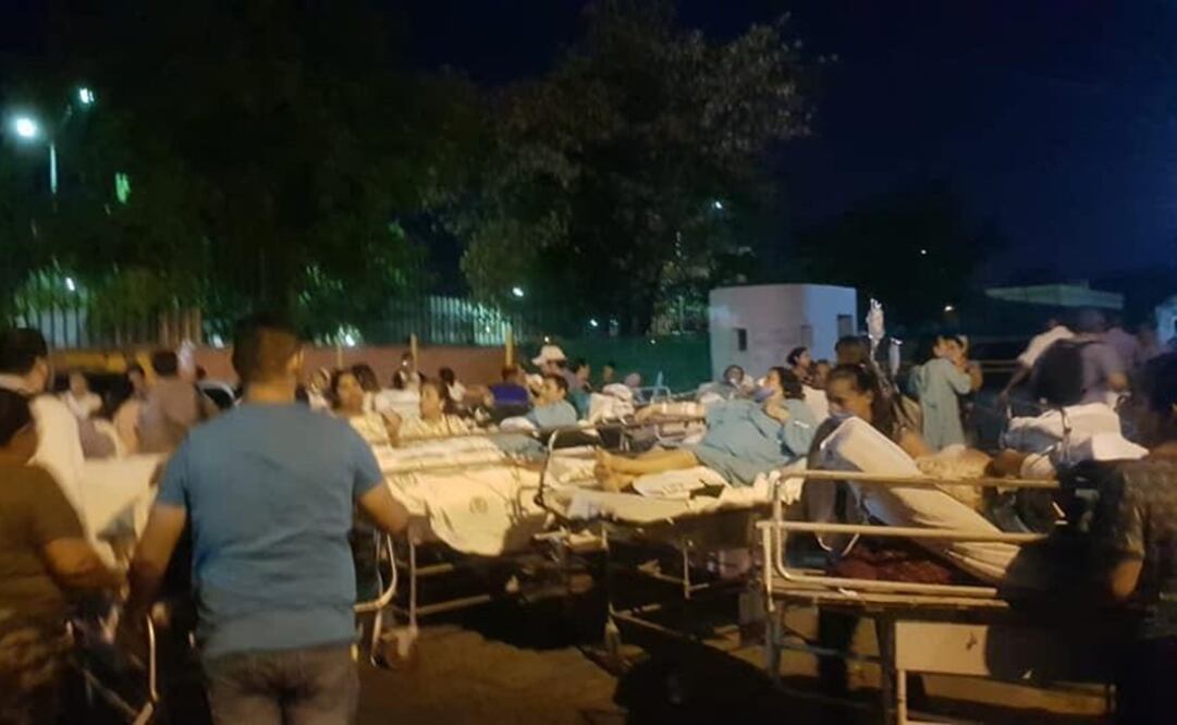 Samuel Lizárraga, delegado del Seguro Social, puntualizó que en la evacuación no se presentaron incidentes ni se tuvo personas lesionadas. Foto: Especial 